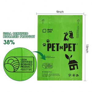 Custom Printed Pet Poop Bio Degradable Corn Starch <b>Compost</b> Waste <b>Bag</b> Set Biodegradable Compostable <b>Bags</b> for Dog - Product Image 4