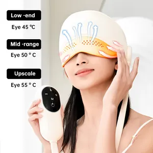 2-in-1 elektrische Luftkompression vibrations-Schlafhilfe-Heizkopf-Bindeband Augenmassagegerät Schmerzlinderung entspannendes Kopf- und Augenmassagegerät