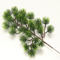 O-X642 En Gros Pas Cher Haute Simulation Pin Branche D'arbre Tropical Plantes Artificielles Décoration pour Arrangement De Fleurs