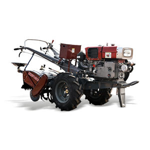 جرار زراعي يدوي زايي بقوة 15 حصان، جرار مجنزر عالي الأداء بدفع ثنائي، محراث زراعي، علبة تروس حمراء، محرك بضمان لمدة سنة واحدة، خشبي - Product Image 3