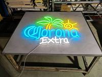 Enseigne néon LED personnalisée, palmier tropical, soleil, étanche, 3D, à intensité variable, pour club de plage, pub, restaurant, entreprises de publicité