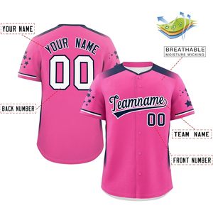 Maillot de baseball personnalisé avec nom et numéro, sublimé, respirant, uniforme de sport unisexe pour hommes, femmes et jeunes - Product Image 3