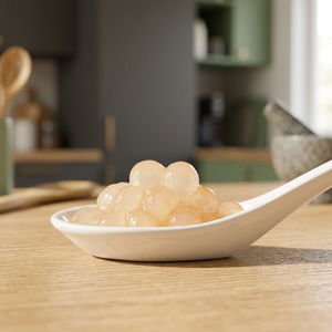 Proveedor de Boba de Tapioca Blanca, Bolsa de 3 kg, Certificación Halal, Apto para Vegetarianos - Product Image 3