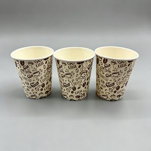 Gobelet en papier à emporter avec revêtement PE personnalisé, poids et taille sur mesure, logo pour café, thé, lait, prix de gros usine - Product Image 2