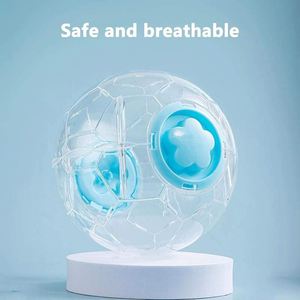 12cm-20cm Cute Golden Bear Hamster Exercise <b>Running</b> Ball Plastic <b>Pet</b> Toy for Dogs Cats Rabbits Food Leakage Amusement - Product Image 6