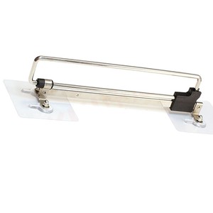 Clothing Organizer Pull Out Trouser <b>Hanger</b> Wall Mounted <b>Space</b> <b>Saving</b> Modern Design Rectangle Shape Black Sand Silver Gloss PP - Product Image 4
