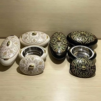 Ensemble de casseroles isothermes de luxe pour la maison, 3 pièces, 4L, 5L, 6L, pour la table à manger, Ramadan, mariage, fête