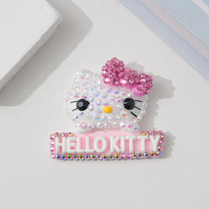 Custodia per Telefono con Grande Perla a Forma di Gattino, Specchio per il Trucco, Scatola per Cancelleria, Accessori Decorativi in Resina Fai-da-Te - Product Image 6