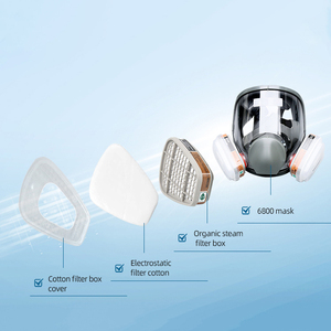 Meilleures ventes : <span class=keywords><strong>Masque</strong></span> respiratoire industriel intégral en silicone avec filtre, tactique, <span class=keywords><strong>anti</strong></span>-<span class=keywords><strong>poussière</strong></span>, <span class=keywords><strong>anti</strong></span>-gaz lacrymogène, réutilisable et lavable - Product Image 2