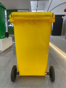 Bền HDPE 240Lhospital Chất Thải Tái Chế Bin Kích Thước Trung Bình Thùng Rác <span class=keywords><strong>100L</strong></span> Y Tế Container Màu Vàng Chất Thải Bin - Product Image 3