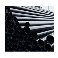 Tuyaux de drainage perforés de taille personnalisée DN 63 DN75 DN90 DN110 PE100 pour l'alimentation en eau, le drainage des fossés, les tuyaux de drainage en PEHD