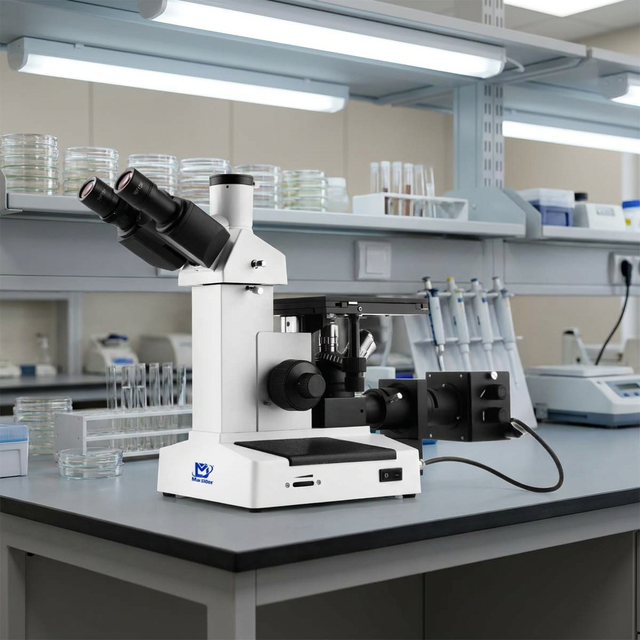 MSD390 Stereo Inverted Metallurgical Microscope for Scratches, Cracks, Uniformity of Spraying
