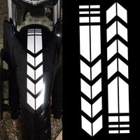 Autocollant réfléchissant pour moto RTS Arrow, autocollant pour voiture, ruban adhésif de sécurité, avertissement de sécurité, adhésif réfléchissant pour moto