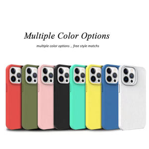 Eco Friendly biodegradabile naturale paglia di frumento cassa del telefono per <span class=keywords><strong>iPhone</strong></span> 16 15 14 13 Pro Max <span class=keywords><strong>Cover</strong></span> protettiva del telefono cellulare - Product Image 2