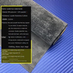 <span class=keywords><strong>Tissu</strong></span> élastique quatre côtés en EVA <span class=keywords><strong>pour</strong></span> décoration intérieure <span class=keywords><strong>de</strong></span> <span class=keywords><strong>voiture</strong></span>, colonne ABC, établi, panneau <span class=keywords><strong>de</strong></span> porte, plafond - résistant à l'abrasion 100cm*160cm - Product Image 4