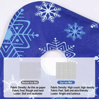 Coussin de glace réutilisable en billes de gel médical pour soulager les migraines, la fièvre et la douleur avec thérapie chaude/froide