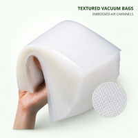 Sacs sous vide texturés avec valve pour congélation, film épais et robuste, anti-fuite, pour viande, poisson, usage commercial, hermétiques, en vrac