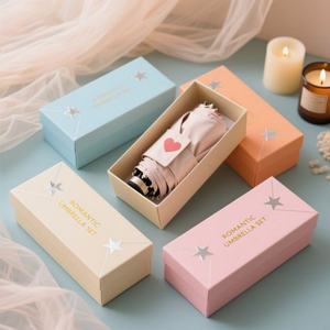 Customized Logo New Arrival Craft Eco-Friendly Rigid Luxury Biodegradable Sponge <b>Lid</b> Base Packaging Fashion Outdoor Rain - Product Image 1