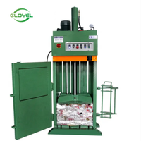 Presse à balles verticale compacte Gloyel GY6040T10A 600 kg pour déchets métalliques, canettes en aluminium, papier, plastique, bouteilles – Facile à utiliser