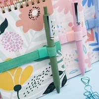 Cahiers prêts à l'emploi avec couverture en impression couleur de fleurs et de plantes, repositionnable et avec lamination douce au toucher, libretas, cahier