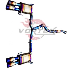 Silenciador de Escape Catback Vortex Titanium Valvetronic para Subaru WRX VA 2.0T 2015-2021, Acabado Azul Quemado, 1.2 mm de Grosor, Garantía de 24 Meses - Product Image 4