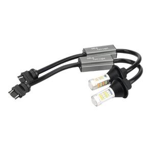 Clignotant de voiture universel à LED bicolore 12V 42SMD 2835 avec décodage Canbus, double mode, feux de jour, état neuf - Product Image 3