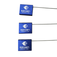 Sello de Seguridad YC-S013 de Alambre de Acero y Aleación de Aluminio Resistente a la Corrosión, Longitud Personalizable, Alta Tensión, a Prueba de Manipulaciones, para Efectivo Bancario