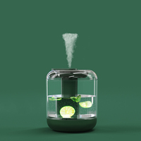 Citron Fruit Fleur Humidificateur Bureau Muet Grande Capacité Humidificateur Sans Fil Réapprovisionnement En Eau Mètre Chambre Humidificateur