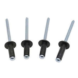 Rivets aveugles à tête bombée en acier aluminium peint noir 3,2 / 4,0 / 4,8 / 6,4 mm - Product Image 6