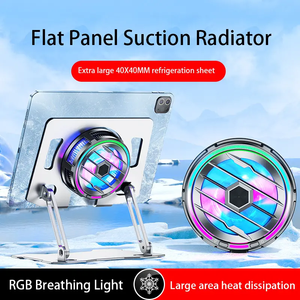 <span class=keywords><strong>Radiateur</strong></span> magnétique à effet RVB puissant X95 pour ordinateur portable/<span class=keywords><strong>tablette</strong></span> congélation interrupteur de réfrigération contrôle nettoyable conception anneau lumineux - Product Image 6