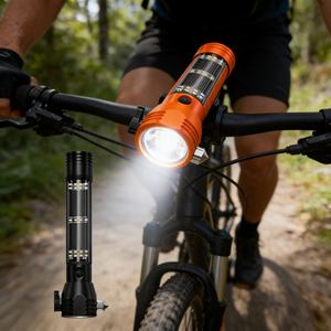 Marteau de sécurité multifonctionnel durable, outil de survie d'urgence avec brise-vitre pour le camping en plein air, l'<span class=keywords><strong>évasion</strong></span> - Product Image 1