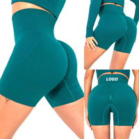 Short De sport court De Yoga pour femmes, pantalon De Fitness et De Gym, à Push Up, sans couture, Logo personnalisé, nouvelle collection 2020