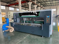 Machine à découper et à rainurer à grande vitesse avec moteur servo NC pour le découpage et le rainurage du carton, haute efficacité, production de 100 m/min
