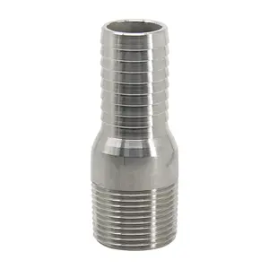 1''-2'' Male Stainless Steel Tube Union Thread Adapters Connector Fitting Nipple for Canada market