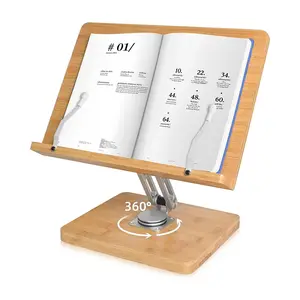 360 Degree Adjustable Desktop Book Stand For Reading