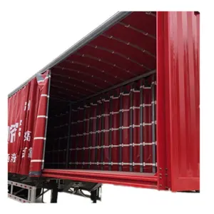 China Manufacturer Heavy Duty PVC Coated Truck Side Curtain Tarpaulin