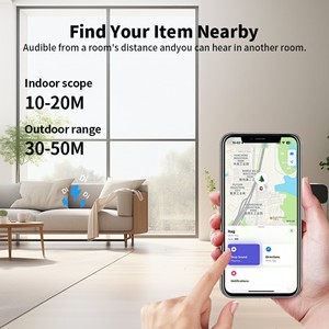 Tìm thấy không khí của tôi tag MFI Key Finder <span class=keywords><strong>Locator</strong></span> theo dõi toàn cầu Mini GPS Pet Tracker cho Apple thiết bị nhựa GPRS cho ví hành lý - Product Image 3