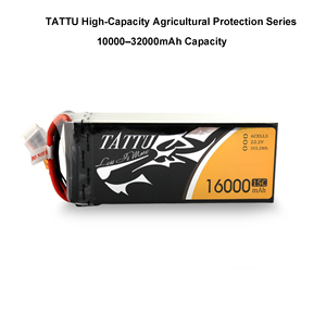 Tattu 16000mAh 22.2V 6S Lipo Pin 15C điều khiển từ xa tải nặng multirotor <span class=keywords><strong>Hexacopter</strong></span> nông nghiệp UAV bay không người lái phụ kiện - Product Image 2