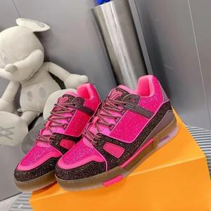 Zapatillas de Moda Masculinas de Alta Calidad, Zapatos de Diseñador de Lujo, Zapatos Casuales con Diamantes, Zapatos Deportivos con Cordones que Aumentan la Altura - Product Image 4