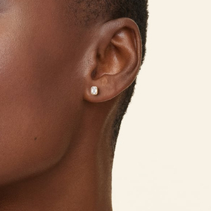 Pendientes de Oro Sólido de 14K con Diamantes Sintéticos Cultivados en Laboratorio, Certificados por IGI, Pendientes de Oro Sólido con Diamantes Cultivados en Laboratorio - Product Image 4