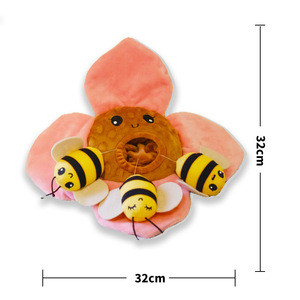 Çevre Dostu Komik Ses Çıkaran Pamuklu Peluş Diş Oyuncağı Can Sıkıntısını Giderici Aile Birleşimi İç/Dış Mekan Kullanımı Köpekler Kediler - Product Image 2