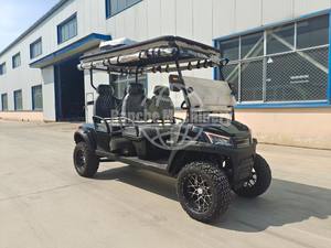 Voitures de golf électriques à prix abordables, buggy 4 places avec climatisation, moteur 5KW, batterie lithium 72V, 4x4, voitures de golf à essence - Product Image 5