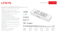 Controlador LED Inteligente de Corriente Constante de 1-20W, Ajustable en Blanco, 100mA-700mA