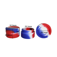 Pot en silicone pour tabac 24 mm*29 mm, 35 mm*55 mm, pot en silicone manuel pour cire 3 ml, 15 ml, boîte à miel en silicone, couleurs assorties