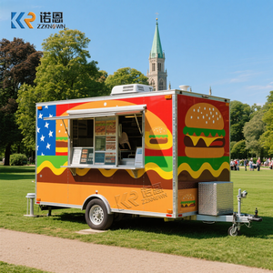 Remorque de Glaces, Camion de Glaces, Petit Chariot de Café, Pâtisseries, Desserts, Limonade, Chariot Mobile, Camionnette à Burgers, Remorque de Restauration - Product Image 3