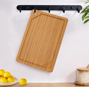 Papan pemotong sayur bambu, papan potong Bambu daging buah 3 potong murah kualitas tinggi - Product Image 6