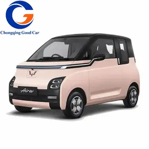 Mobil Mini EV wuling mini ev Qingkong Tiongkok jangkauan 300km pengisian cepat 4 kursi kendaraan energi baru 4 roda elektrik mini