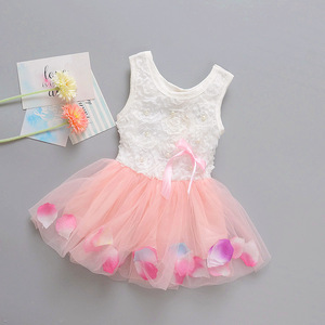 Ropa Infantil al por Mayor, Vestido de Tul con Encaje para Niñas - Product Image 2
