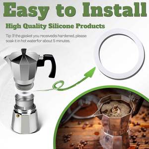 Junta de Repuesto para Cafeteras Dolim/GEVI/MR, etc. Anillo de Sellado de Silicona para Cafetera Espresso de 51 mm - Product Image 3