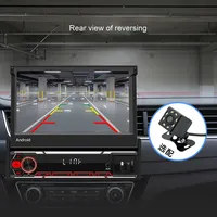 7 pouces manuel écran télescopique Android voiture GPS Navigation moniteur sans fil CarPlay HD rétroviseur tableau de bord 1 an USB